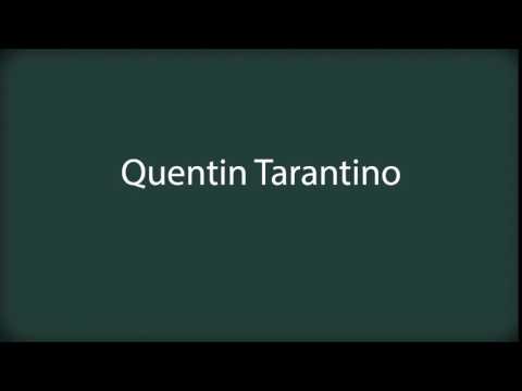 How to pronounce Quentin Tarantino