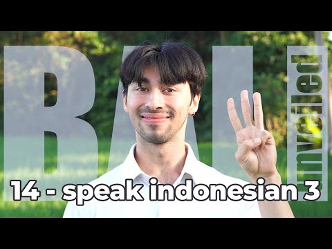 speak like a local, basic easy indonesian pt3 (grammar) | Bali Unveiled #14