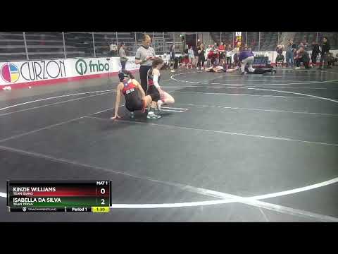 112 Lbs Champ. Round 2 - Isabella Da Silva, Team Texas Vs Kinzie Williams, Team Idaho 7d81