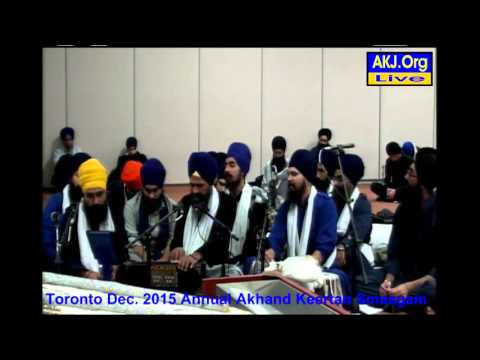 051 Toronto Dec. 2015 Saturday Evening - Bh. Jaswant Singh Jee (Toronto)