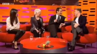 Graham norton embarrassing Olly Murs in front of his crush Mila Kunis.