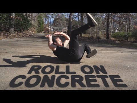How To Parkour Roll On Concrete | Safety Roll on Hard Surfaces