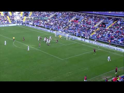 La Liga | Gol de Demichelis (1-1) en el Málaga CF - Rayo Vallecano | 03-11-2012 | J10