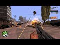 GTA San Andreas Cj S First Person Shootout Six Star Wanted Level Escape
