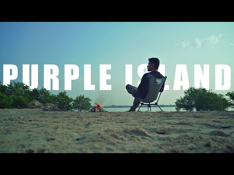 2025🏕🔥Camping at PURPLE ISLAND Qatar