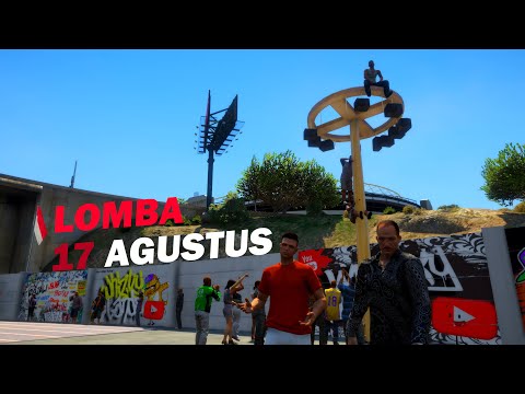 LOMBA 17 AGUSTUS DI KAMPUNG ROJALI - GTA V MODS INDONESIA