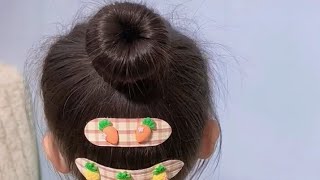 Download lagu Unique Messy Bun Hairstyle Tutorial For Little Girls mp3