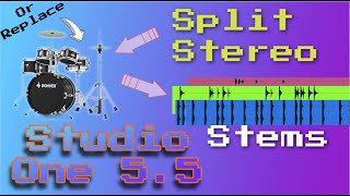 Studio One 5.5 | Extract Midi or Stems  | Drums Mixing Secret | Snare Replacement