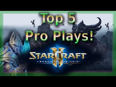 Starcraft 2 -- 5 awesome plays from recent games + Subscriber Giveaway!