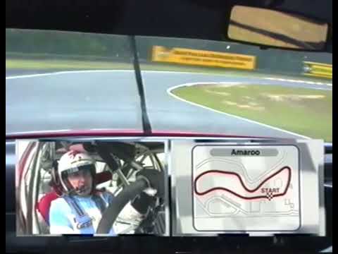 Peter Brock in the Volvo 850 doing a flying lap around Amaroo Park - 1996