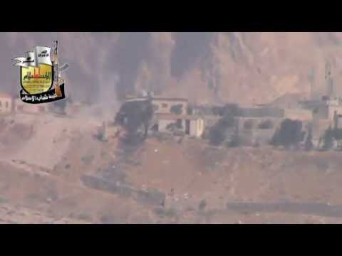 استهداف لواء الإسلام بقذائف الهاون الفوج 41 في ضاحية الأسد في ريف دمشق