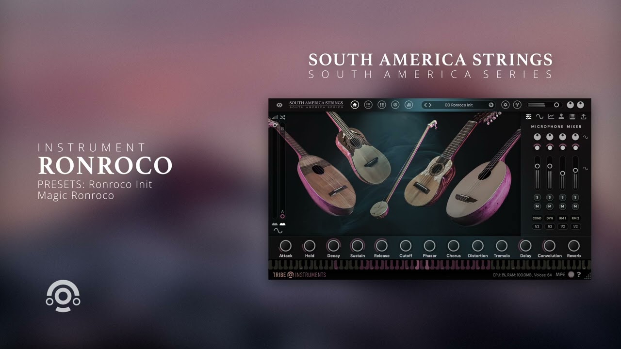Ronroco VST Demonstration (From South America Strings Sound Library)