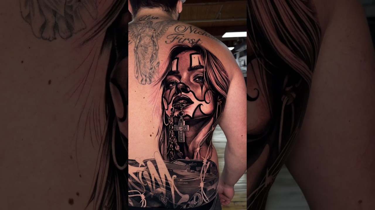 Lowrider on My Back: Chicano-Style Tattoo Ride or Die✨️#drawing_complex #tattoo #tattooideas #art