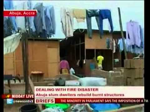 Midday Live - Fire Victims Erect Illigal Structures against Directives -13/08/2013