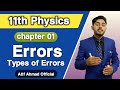 Errors Class 11 Errors Fsc Physics Part 1 Chapter 1 Measurements Types Of Errors