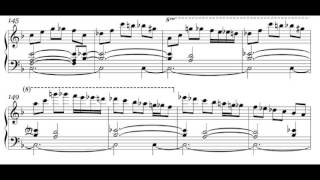 Bill Evans plays Midnight Mood (1969) + my transcribed score