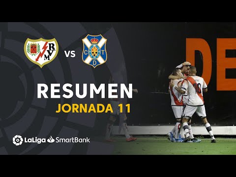 Highlights Rayo Vallecano vs CD Tenerife (2-1)