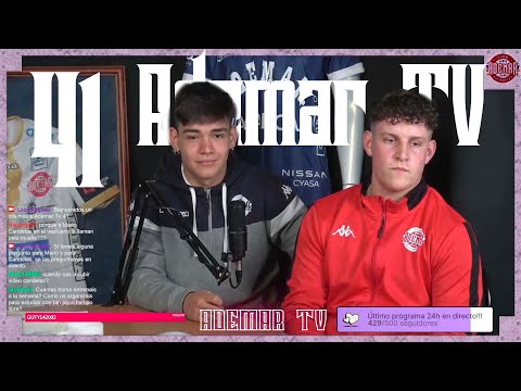 ADEMAR TV 41 / Mario Fuentes y Mario Álvarez se comprometen a venir al 24h si llegamos a 500s