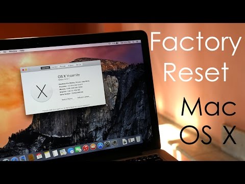 How to : Factory Reset / Hard Reset your MacBook (OS X Yosemite)
