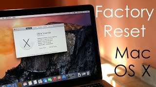 How to : Factory Reset / Hard Reset your MacBook (OS X Yosemite)