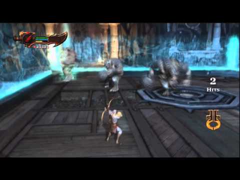 God of War III - Chaos Mode 26 - No Upgrade Run (Cyclops Fight)