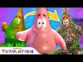 Play With SpongeBob Toys In The Toy Test Factory Toymation