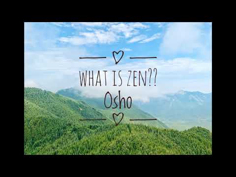 Osho: What is Zen? from Osho Talks | Stories