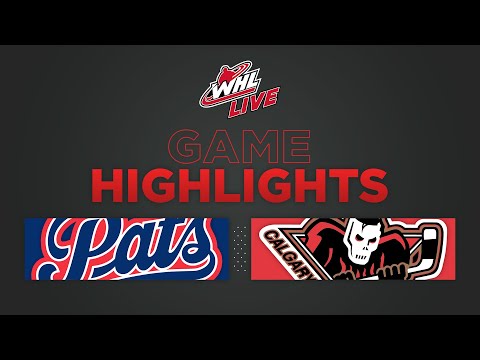 WHL Highlights: Pats (3) at Hitmen (7) - October 2, 2022