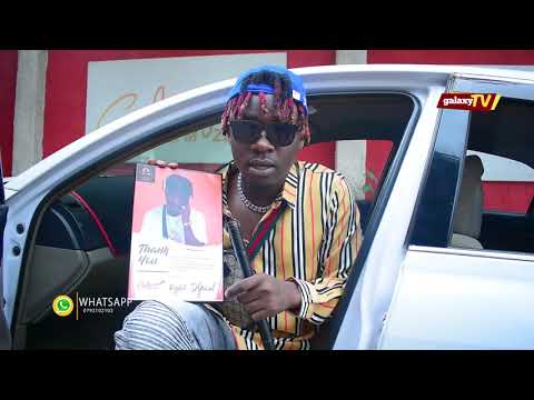 Ryko D'Lyrical In New Ride at Galaxy FM 100.2 Offices, Thanks Bazinnyi And Shares His Experience
