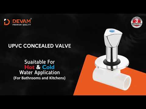 3/4'' Devam UPVC Concealed Valve