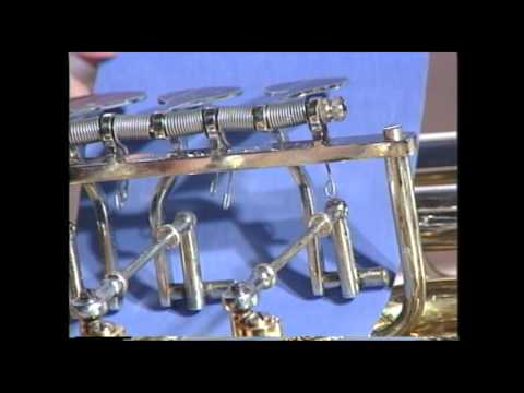 Tuba Repair #4  Rotary Valve Lubrication  -  Jeff Funderburk