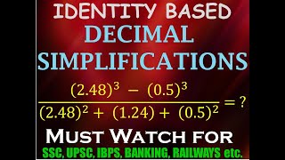 Trick 121 - Solve DECIMAL PROBLEMS Mentally in 3 Seconds