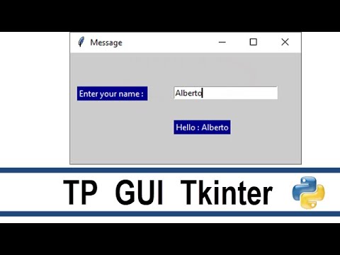 Exercice Python Application Graphique Avec Tkinter
