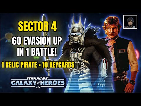 Dominate Sector 4! Obtain the Pirate Feat with only 1 Relic Character! 60 Evasion Up in 1 Battle!