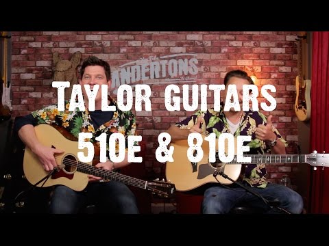 Acoustic Paradiso - Taylor Guitars 510e & 810e