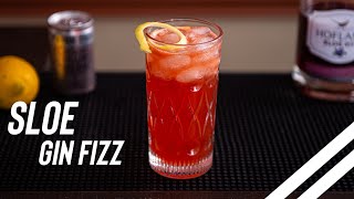 How to Make a Sloe Gin Fizz | Easy Cocktail Recipe for Late Summer & Early Fall