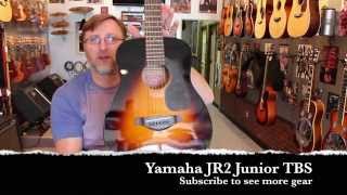 Video thumbnail for Yamaha FG Junior JR2 TBS 3/4 size acoustic guitar by Guitars United