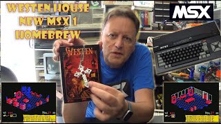 Westen House Ex - New Homebrew Game for MSX Computers