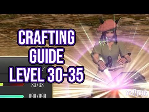 FFXIV 2.0 0066 Crafting Guide Level 30 to 35