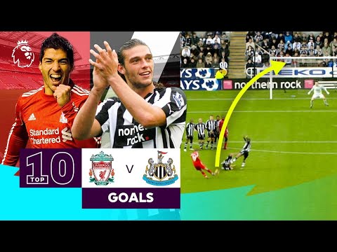 10 INCREDIBLE Liverpool vs Newcastle Goals | Premier League | Suárez, Carroll, Gerrard & more!