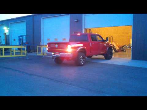2012 Cummins MBRP exhaust, H&S tune.