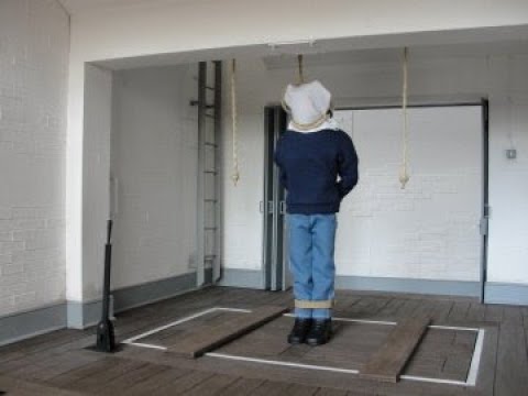 UK capital punishment (hang by the neck until death)