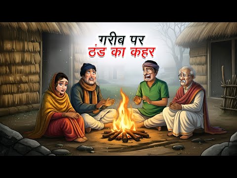 गरीब पर ठंड का कहर | GAREEB PAR THAND KA KAHAR | HINDI KAHANI | CARTOON STORY | HINDI STORIES