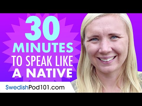 Understand NATIVE Swedish Conversations