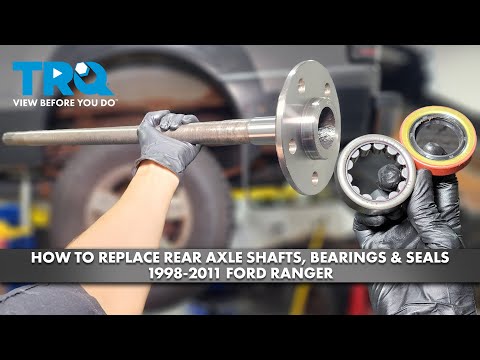 How to Replace Rear Axle Shafts, Bearings, & Seals 1998-2011 Ford Ranger
