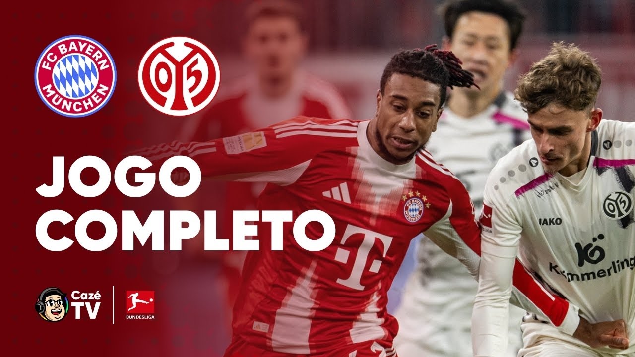 JOGO COMPLETO: BAYERN DE MUNIQUE X MAINZ 05 | BUNDESLIGA 2025/2026 | 14ª RODADA