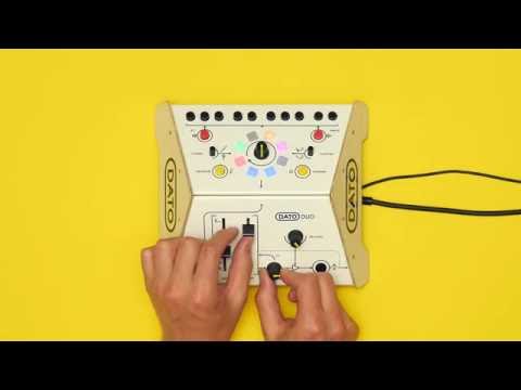 The synthesizer side of the Dato DUO (Kickstarter video excerpt)