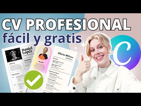 Como hacer un CURRICULUM en Canva: PROFESIONAL y GRATIS (2023)