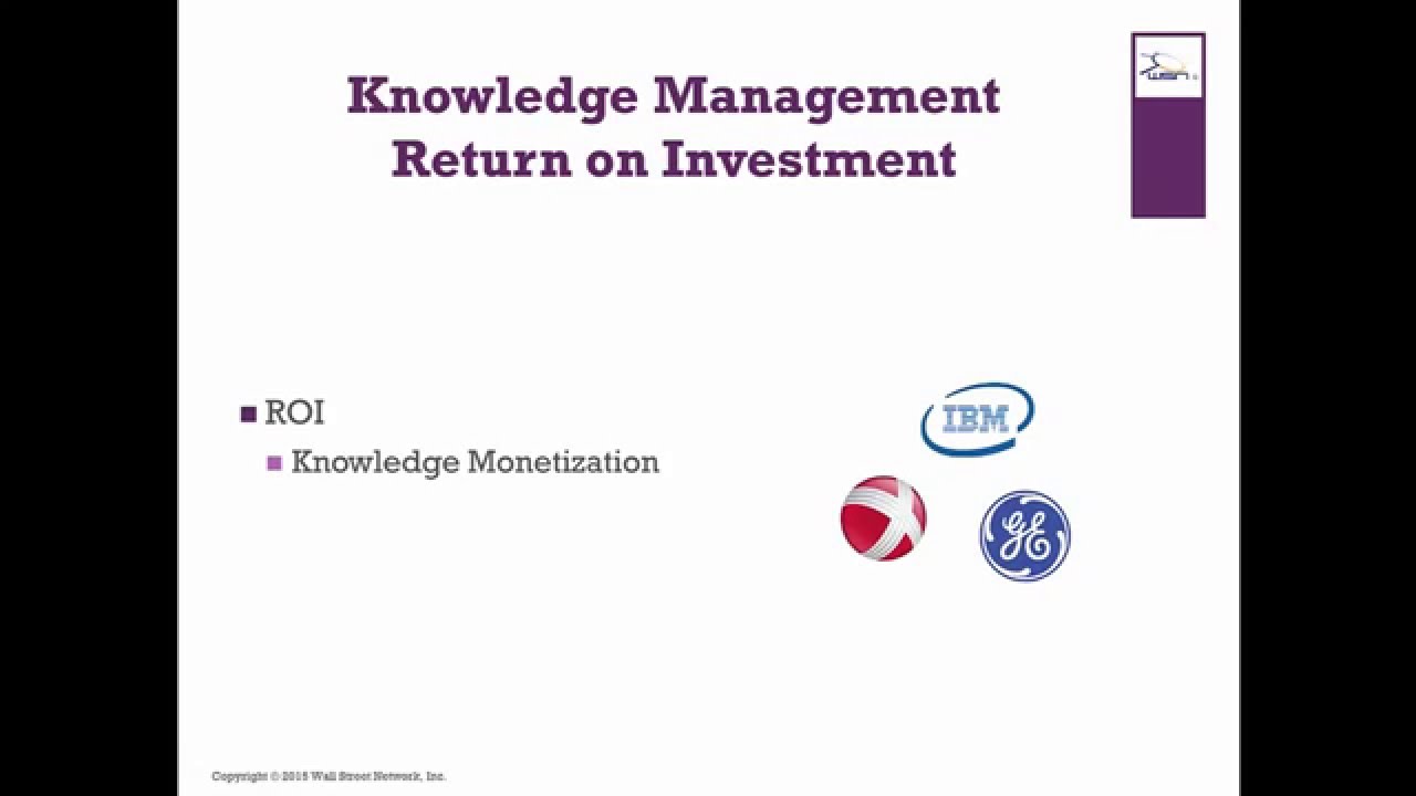 Measure the ROI from Knowledge Management