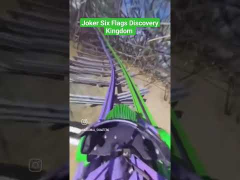 The Joker Six Flags Discovery Kingdom! #themepark #amusementpark #sixflags #shorts